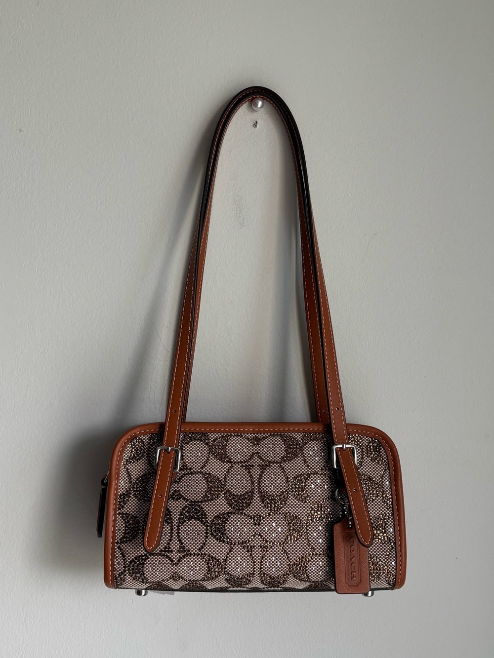 Coach Crystal Swing Zip 20